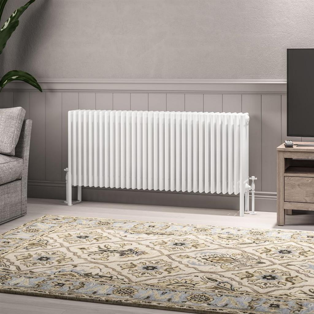 Imperia Gloss White 6 Column Radiators - Eastbrook