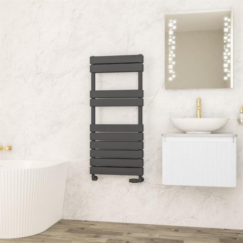 Addington II Matt Anthracite Type 20 Heated Towel Rail - Eastbrook