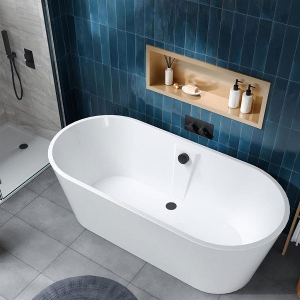 Bromley 1590 x 750 x 560mm Freestanding Bath Inc Waste - Eastbrook