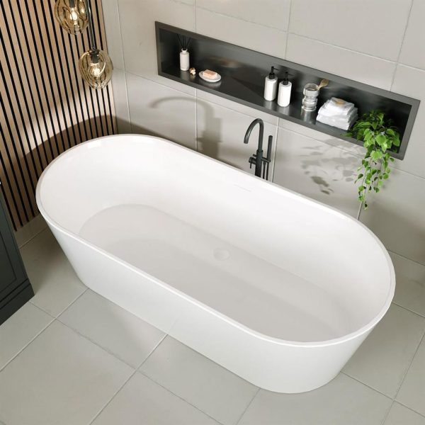 Putney 1590 x 740 x 460mm Freestanding Bath Inc Waste - Eastbrook