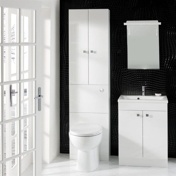Oslo Tall WC Cistern Unit & Cupboard