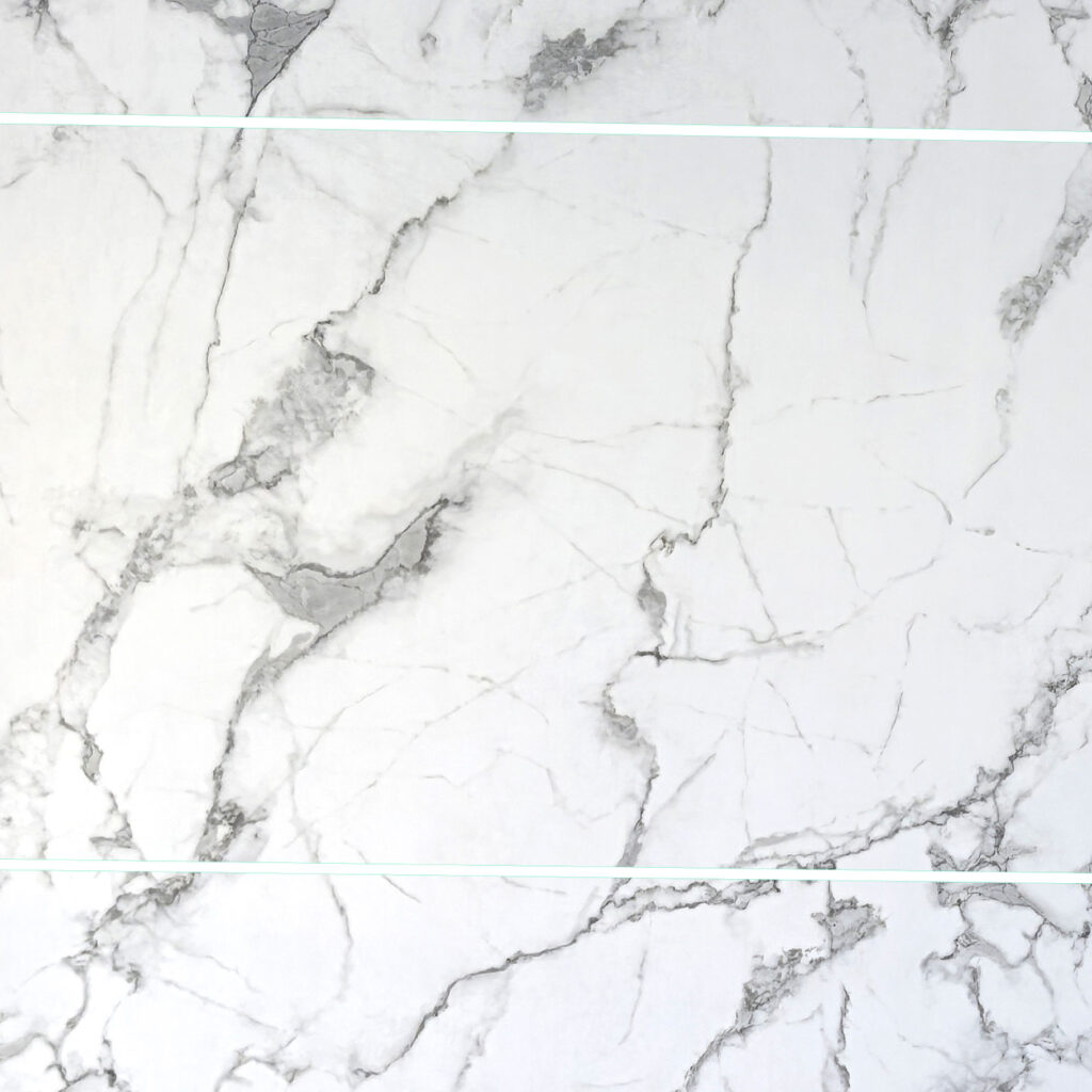 Blanco Tile Cutline 1000 x 2400mm PVC Satinpanel - Eastbrook