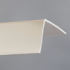 White PVC Trim L Angle - Eastbrook
