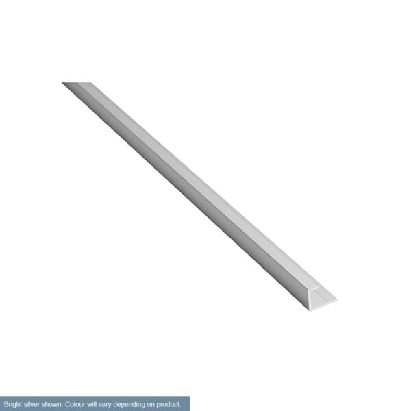 Gold Brushed Brass Aluminium Trim End U - Eastbrook