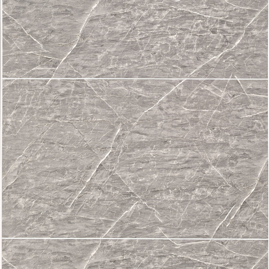Grey Crackle Tile Cutline 1000 x 2400mm PVC Satinpanel - Eastbrook