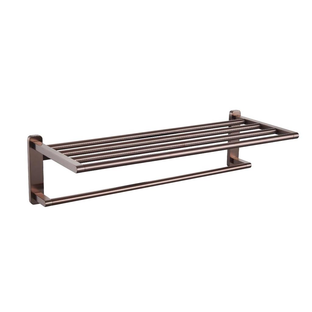Asti Brushed Bronze Towel Shelf - Eastbrook