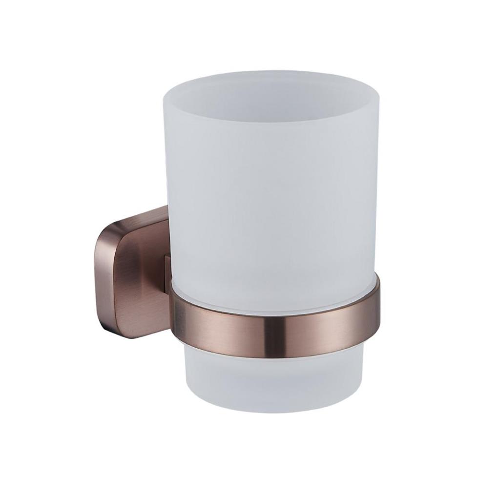 Asti Brushed Bronze Tumbler Holder - Eastbrook
