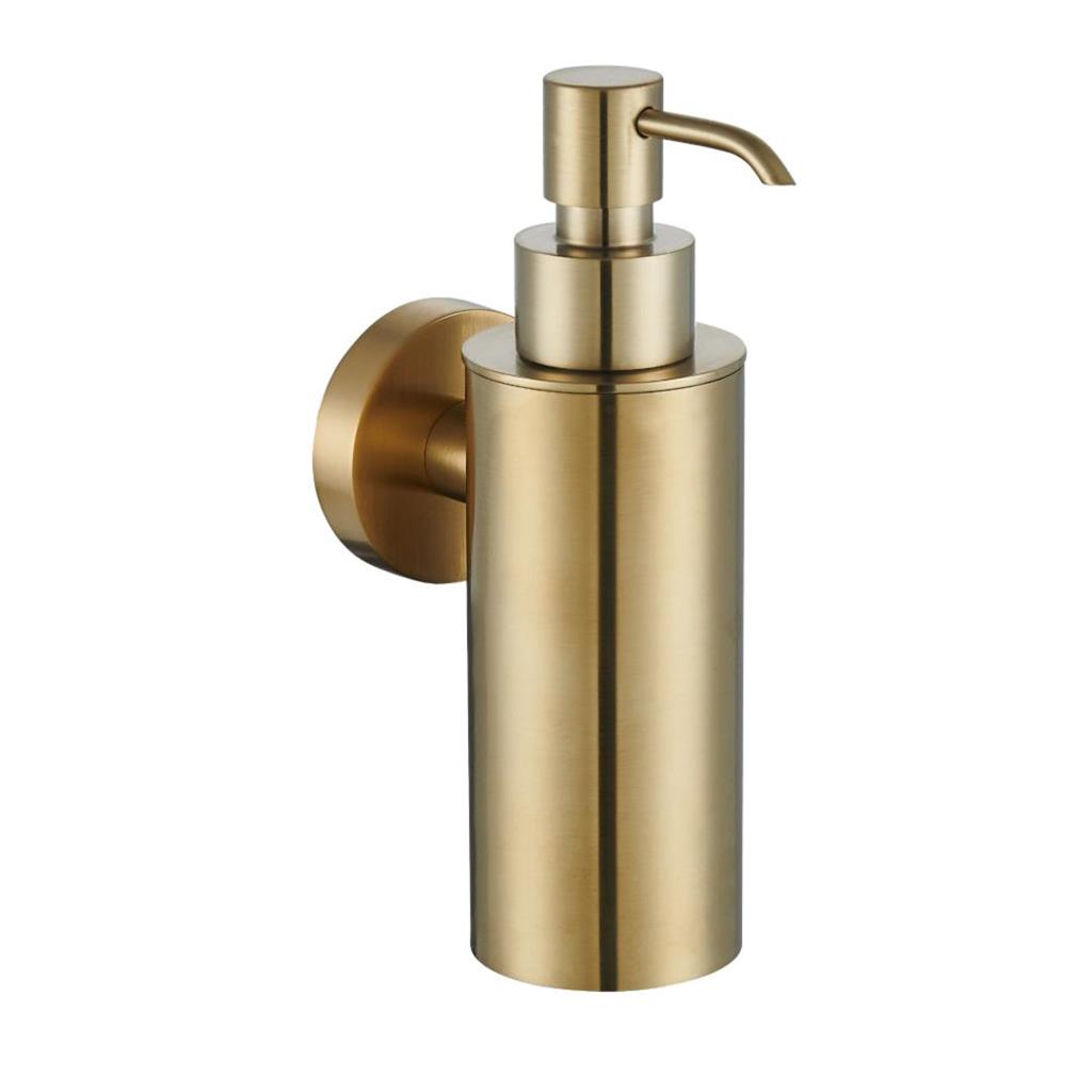 Genoa Brushed Brass Metal Soap Dispenser - Eastbrook