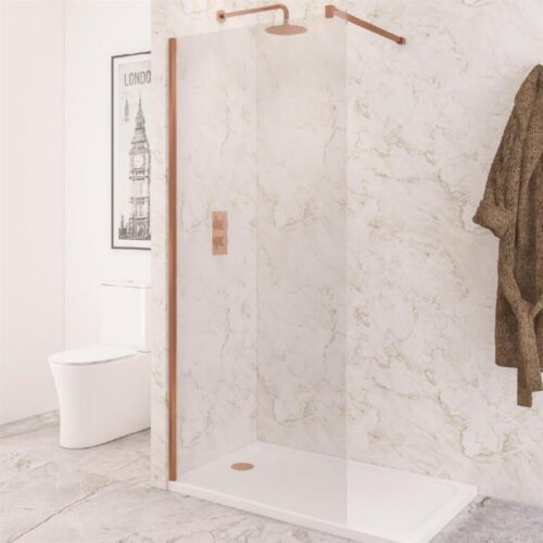 Vantage 2000 Brushed Bronze 8mm Walk-In Panels - Eastbrook
