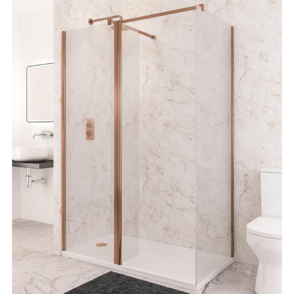 Vantage 2000 8mm Brushed Bronze 300 x 2000 Flipper Panel - Eastbrook