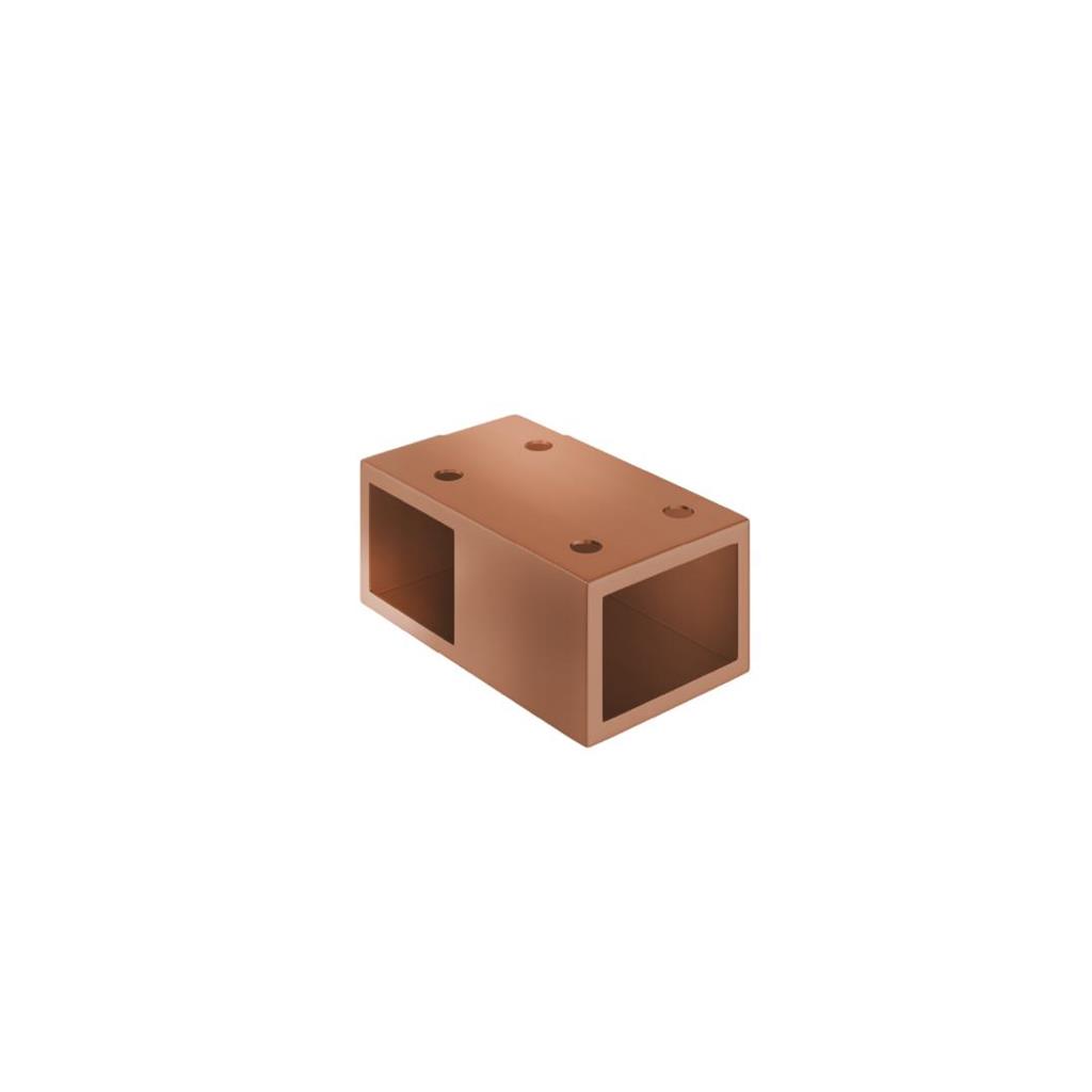 Vantage 2000 Brushed Bronze T-Piece Connector - Eastbrook